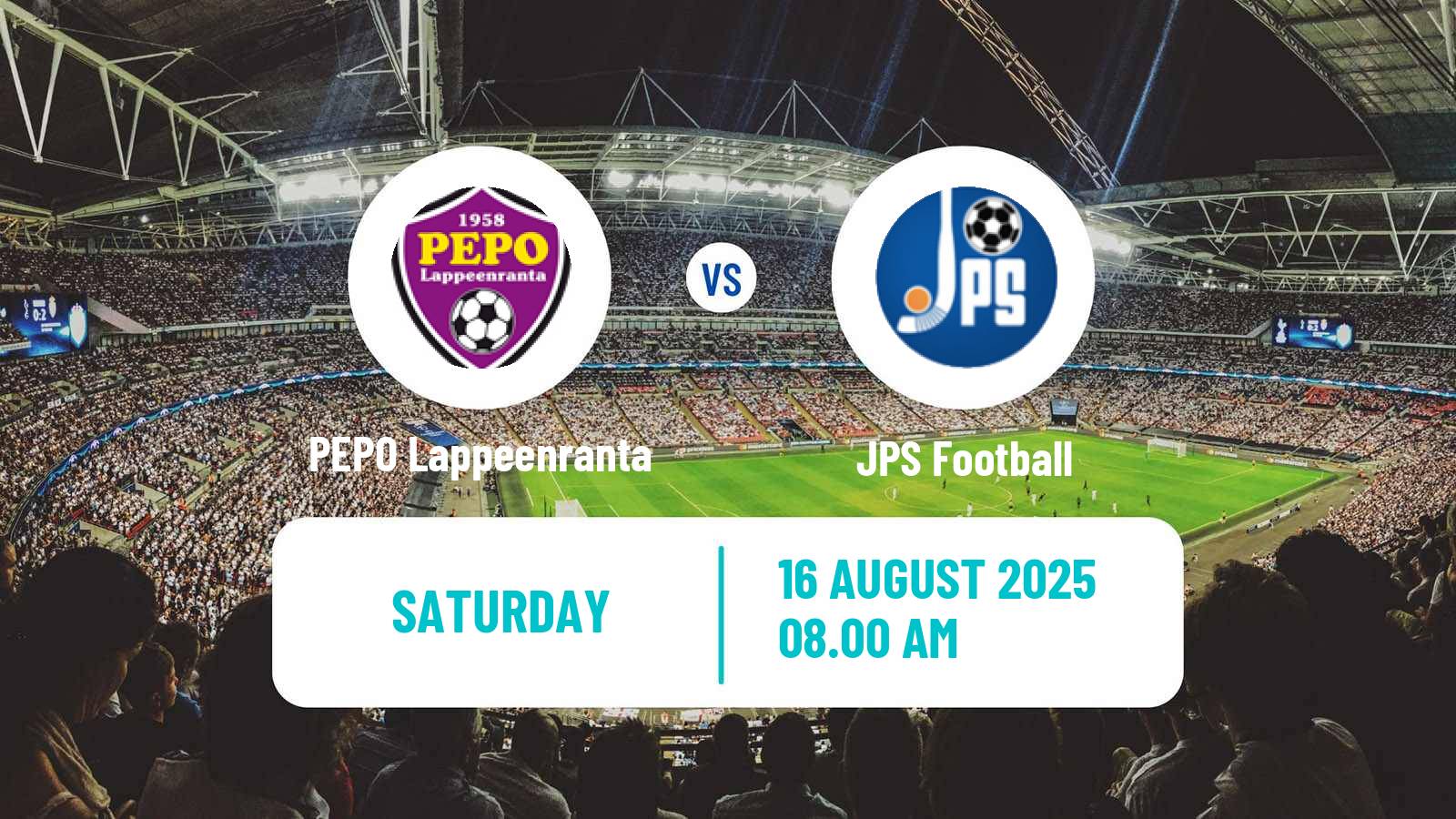 Soccer Finnish Kakkonen Group A PEPO Lappeenranta - JPS