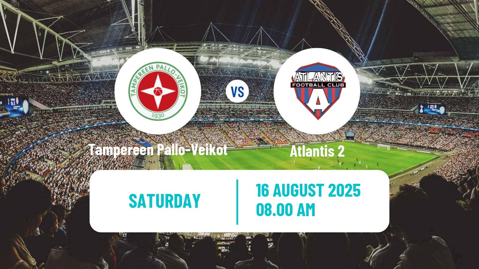 Soccer Finnish Kakkonen Group B Tampereen Pallo-Veikot - Atlantis 2