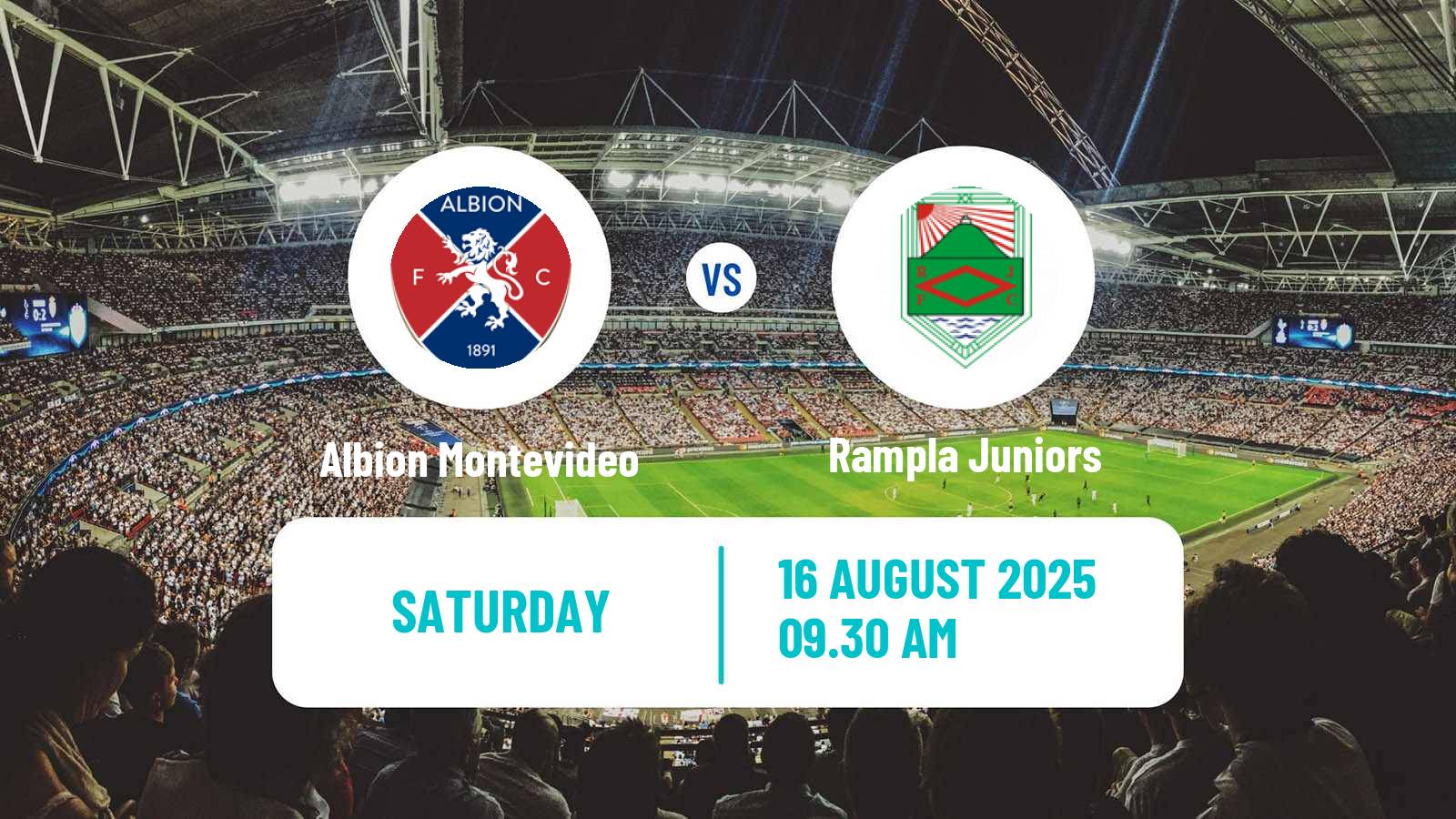 Soccer Uruguayan Segunda Division Albion Montevideo - Rampla Juniors