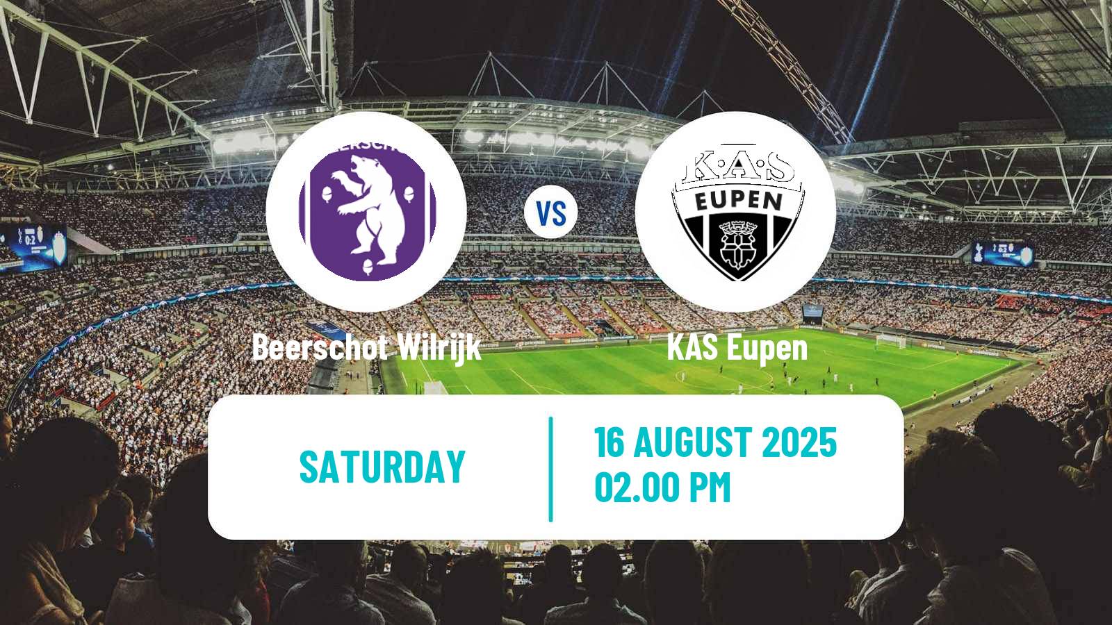 Soccer Belgian Сhallenger Pro League Beerschot Wilrijk - Eupen