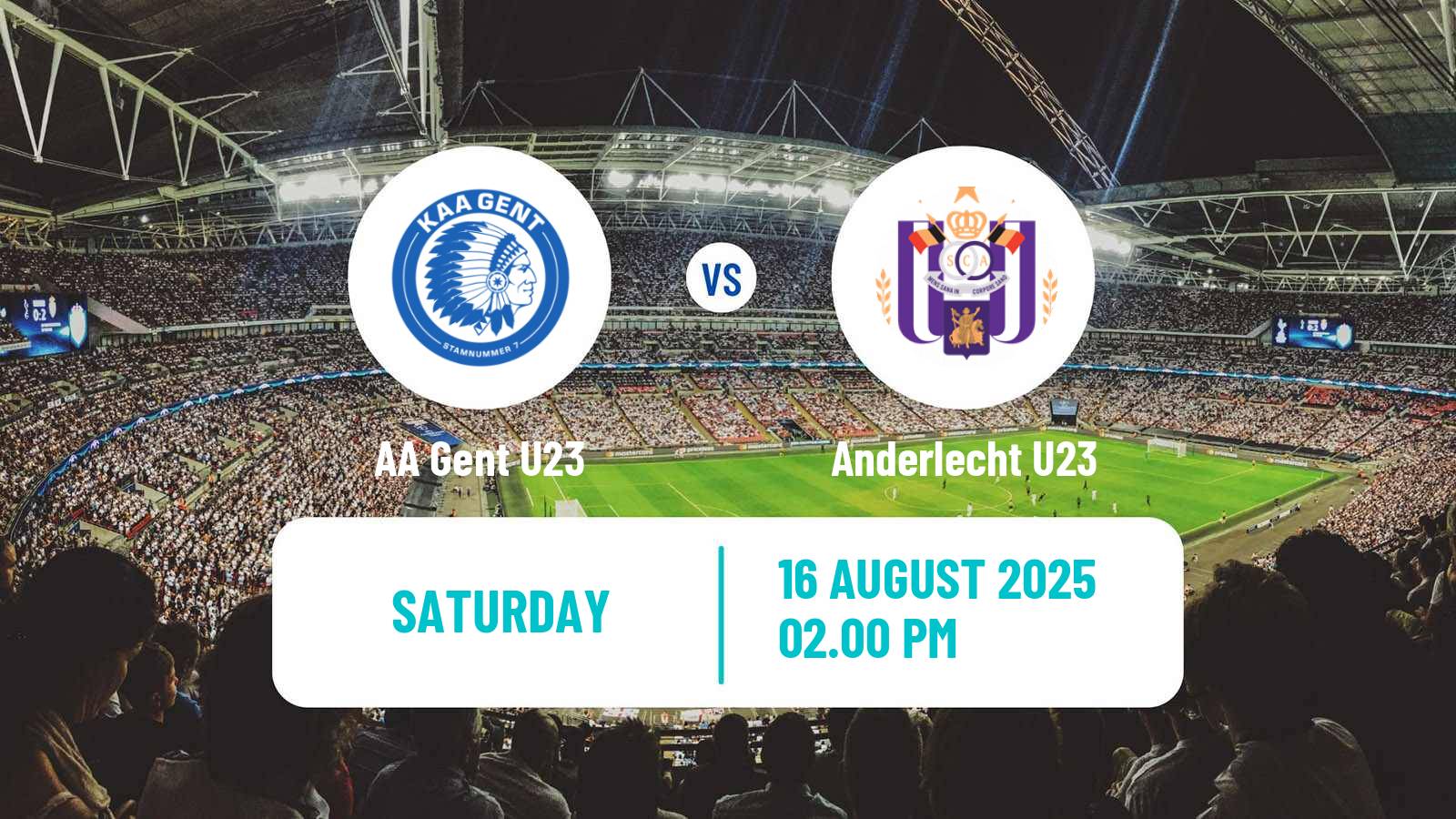 Soccer Belgian Сhallenger Pro League Gent U23 - Anderlecht U23