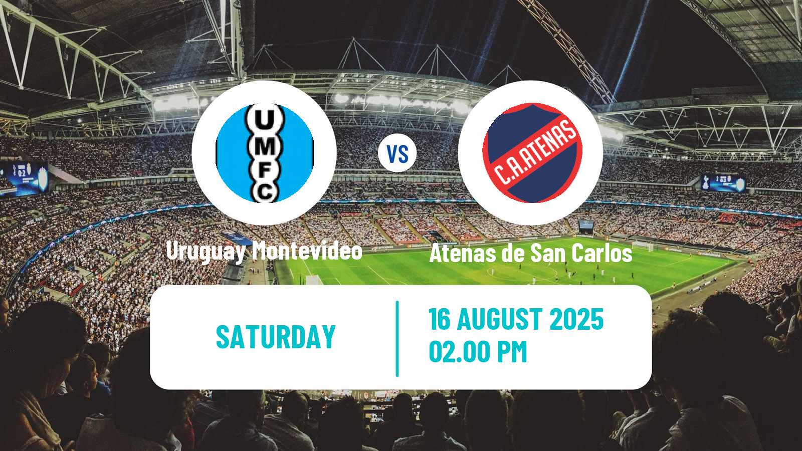 Soccer Uruguayan Segunda Division Uruguay Montevideo - Atenas de San Carlos