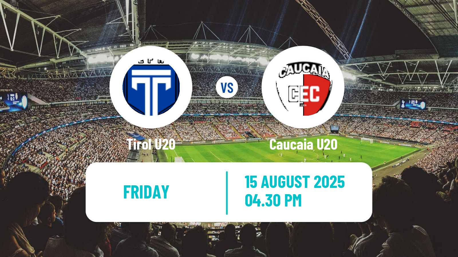 Soccer Brazilian Cearense U20 Tirol U20 - Caucaia U20