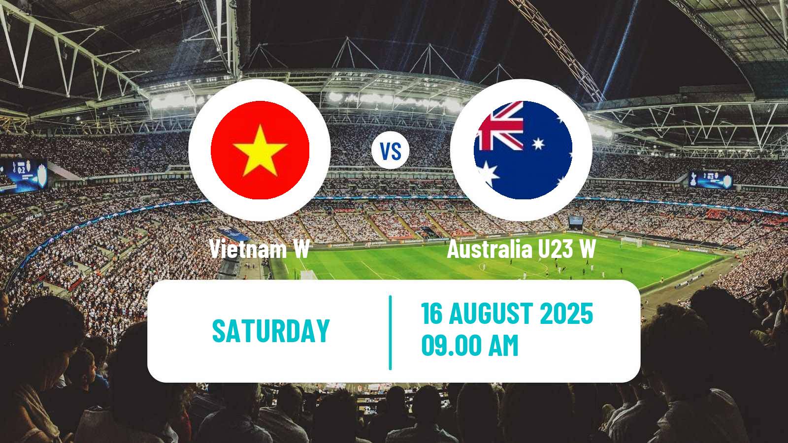 Soccer AFF Championship Women Vietnam W - Australia U23 W