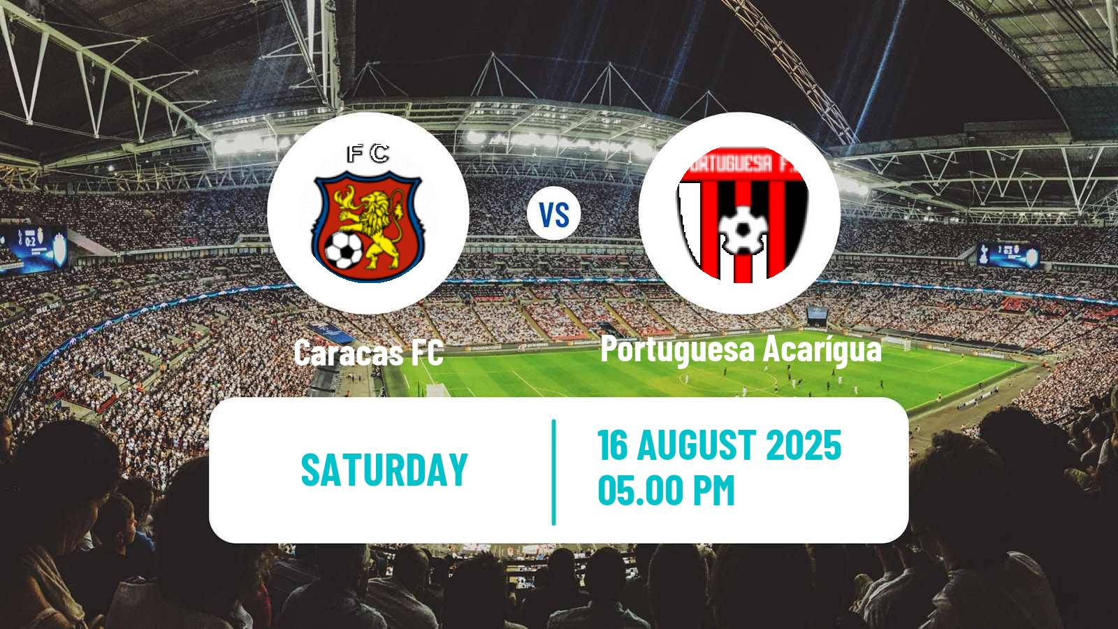 Soccer Venezuelan Primera Division Caracas - Portuguesa Acarígua