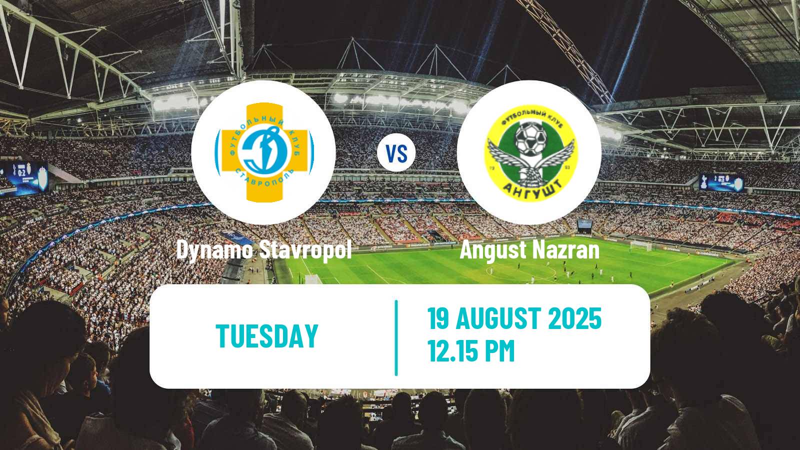 Soccer Russian Cup Dynamo Stavropol - Angust Nazran