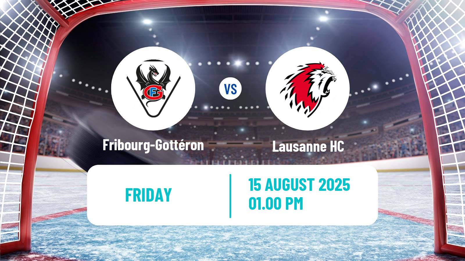 Hockey Club Friendly Ice Hockey Fribourg-Gottéron - Lausanne HC