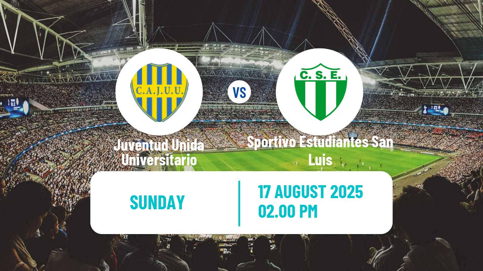 Soccer Argentinian Torneo Federal Juventud Unida Universitario - Sportivo Estudiantes San Luis