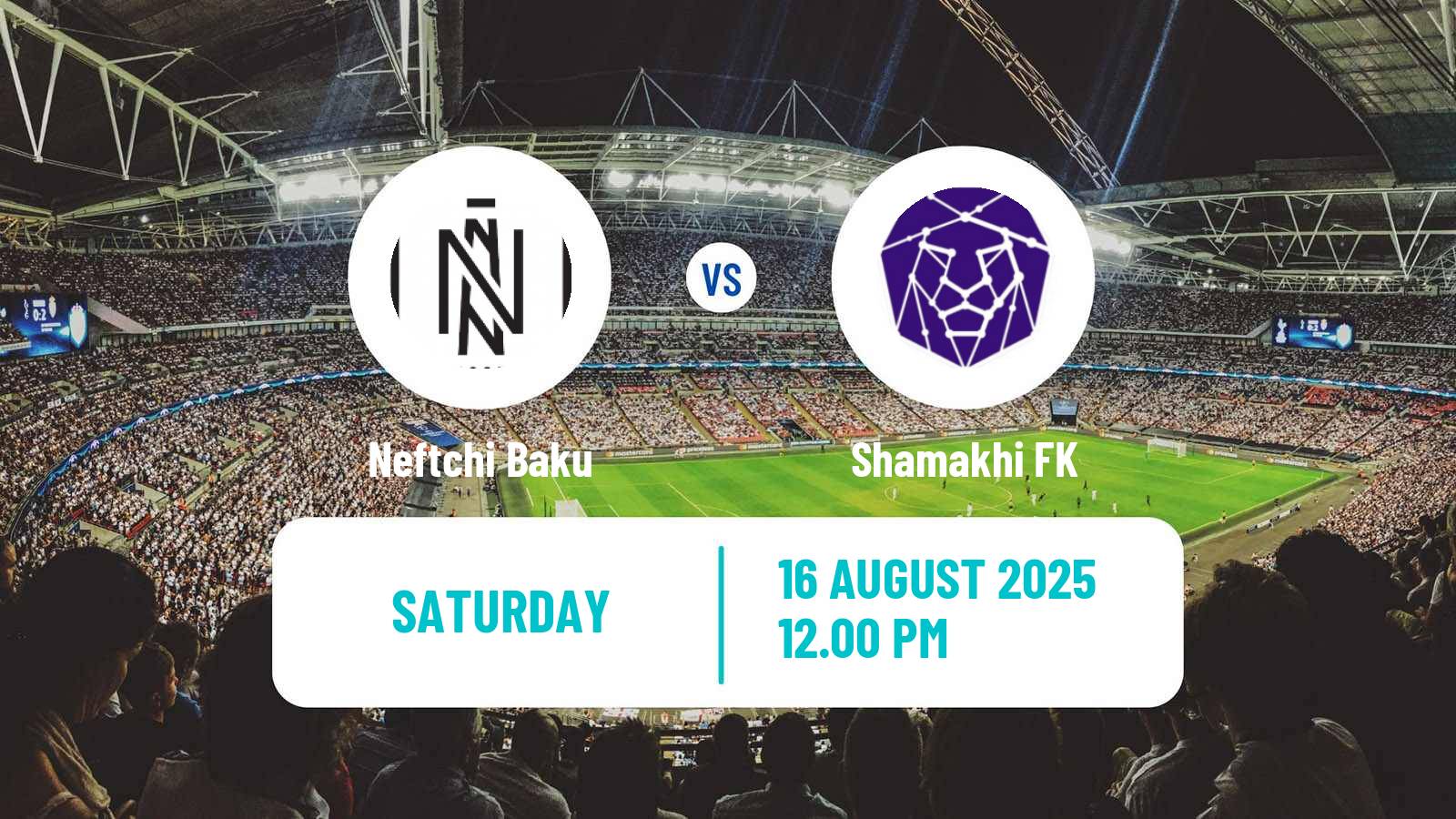Soccer Azerbaijan Premier League Neftchi Baku - Shamakhi