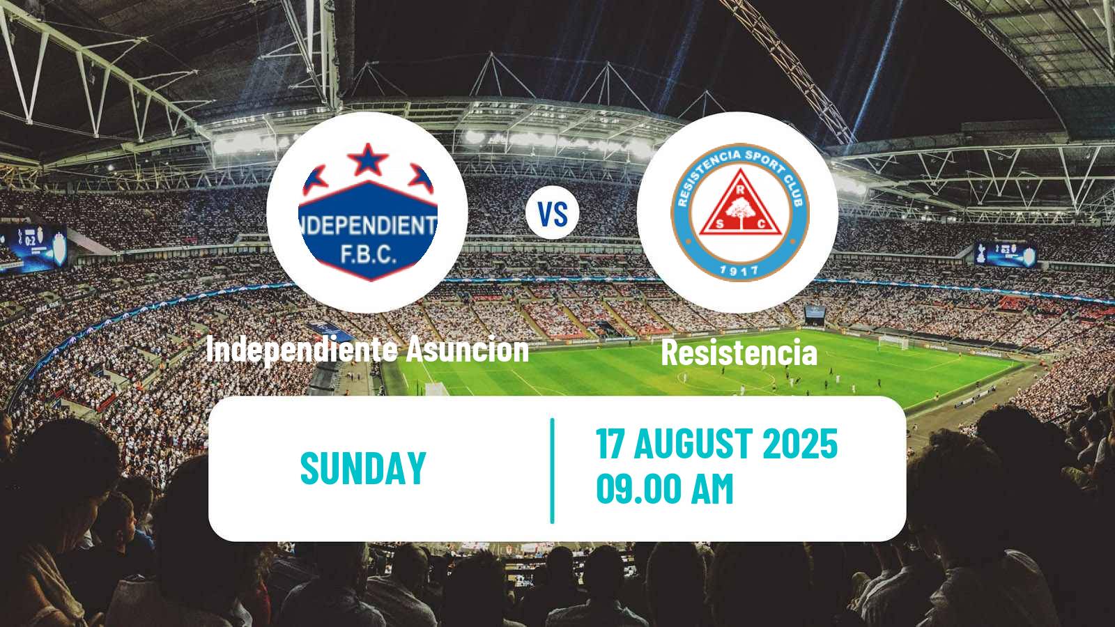 Soccer Paraguayan Division Intermedia Independiente Asuncion - Resistencia