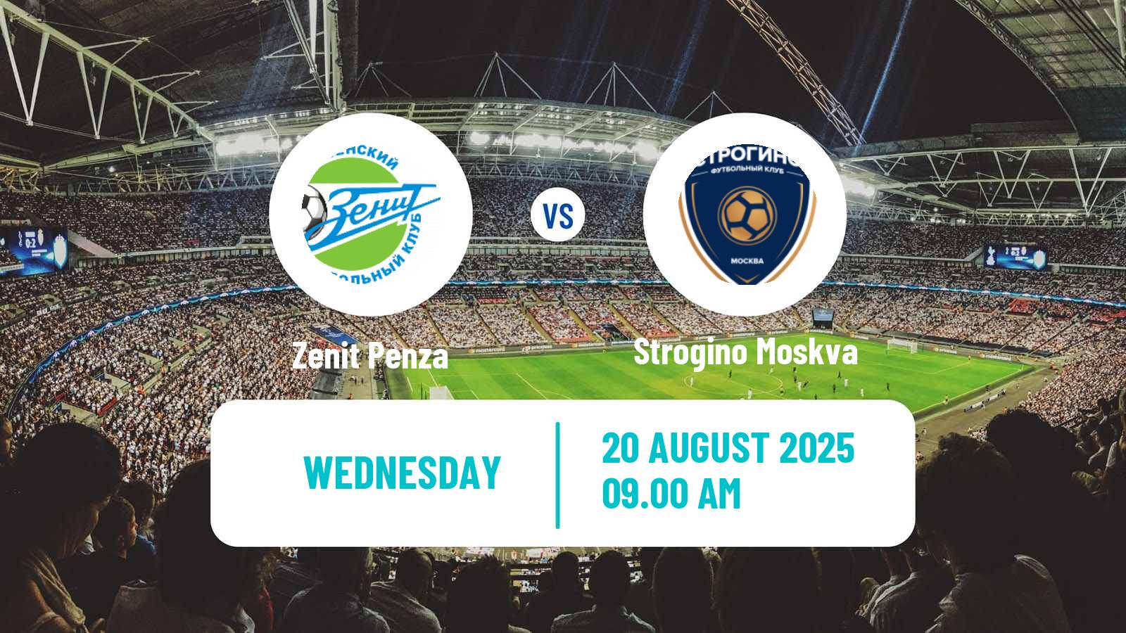Soccer Russian Cup Zenit Penza - Strogino Moskva
