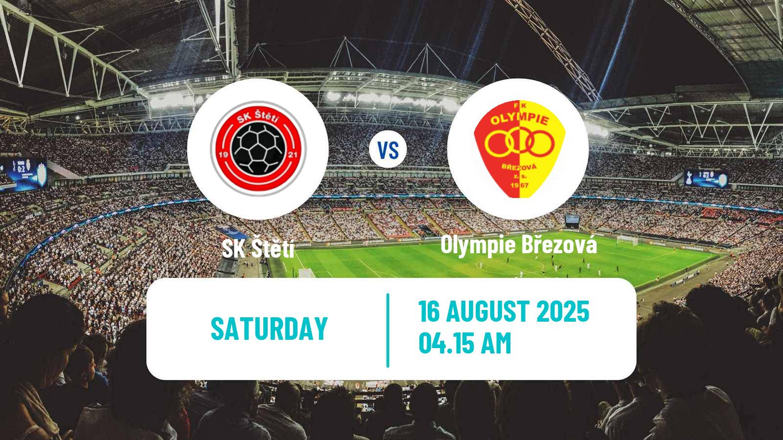 Soccer Czech Division B Štětí - Olympie Březová