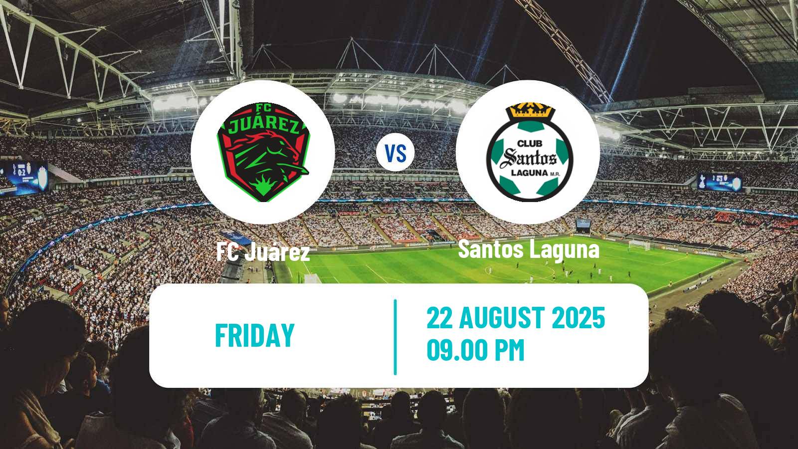 Soccer Mexican Liga MX Juárez - Santos Laguna