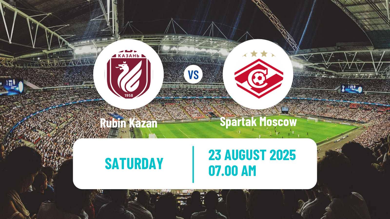 Soccer Russian Premier League Rubin Kazan - Spartak Moscow