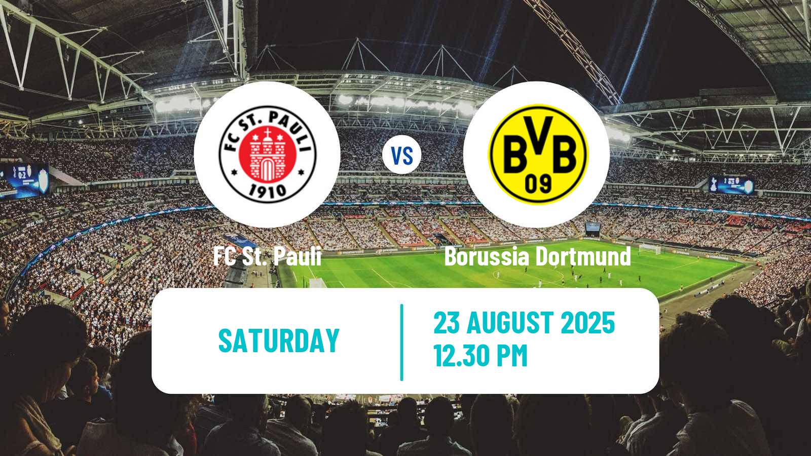 Soccer German Bundesliga St. Pauli - Borussia Dortmund