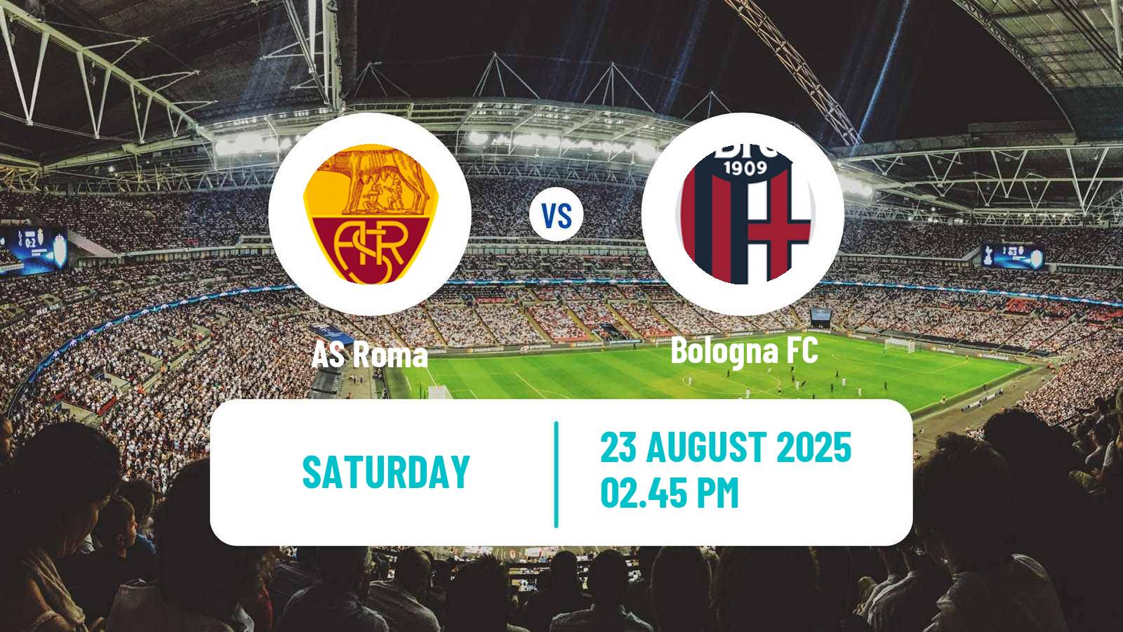 Soccer Italian Serie A Roma - Bologna