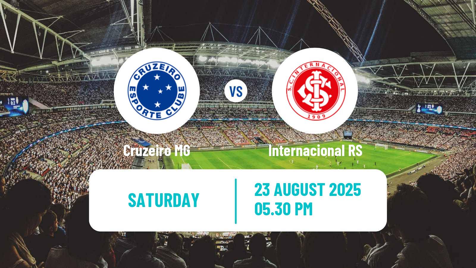 Soccer Brazilian Serie A Cruzeiro - Internacional RS