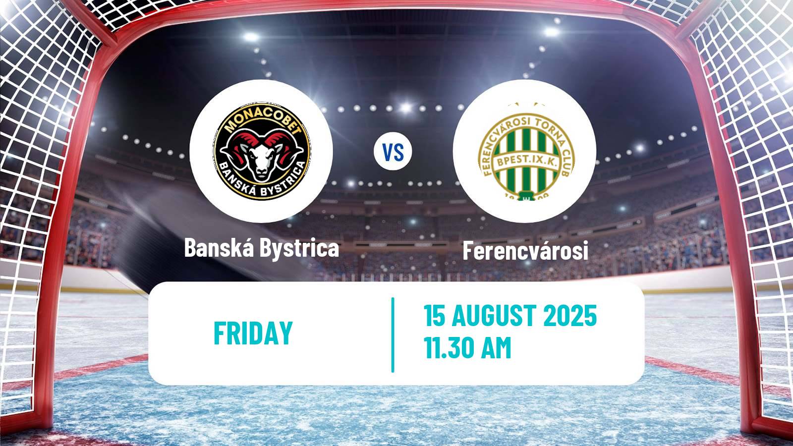 Hockey Club Friendly Ice Hockey Banská Bystrica - Ferencvárosi