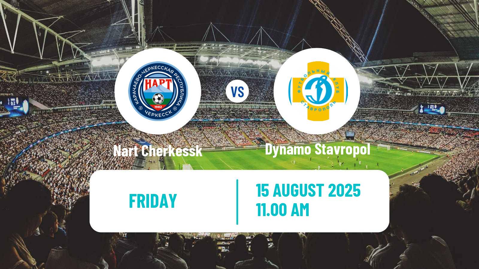 Soccer FNL 2 Division B Group 1 Nart Cherkessk - Dynamo Stavropol