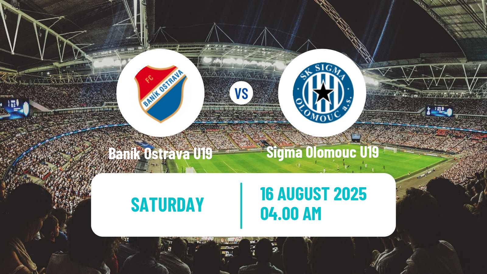 Soccer Czech U19 League Baník Ostrava U19 - Sigma Olomouc U19
