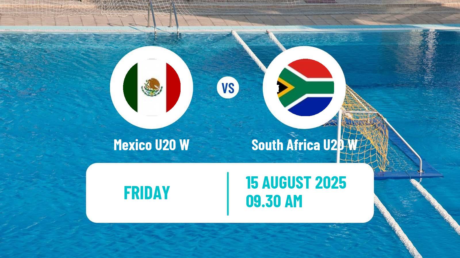 Water polo World Championship Water Polo U20 Women Mexico U20 W - South Africa U20 W