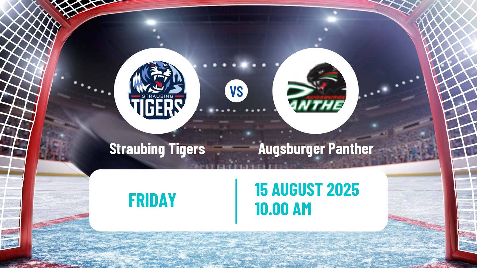 Hockey Club Friendly Ice Hockey Straubing Tigers - Augsburger Panther