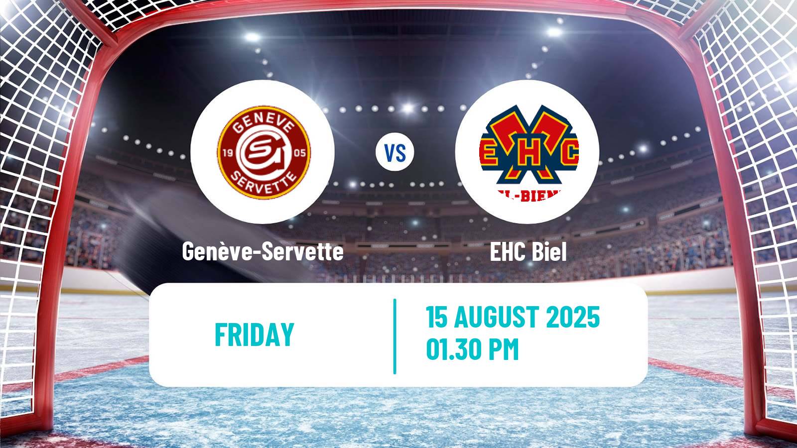 Hockey Club Friendly Ice Hockey Genève-Servette - Biel