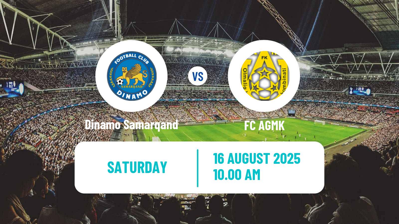 Soccer Uzbek League Dinamo Samarqand - AGMK