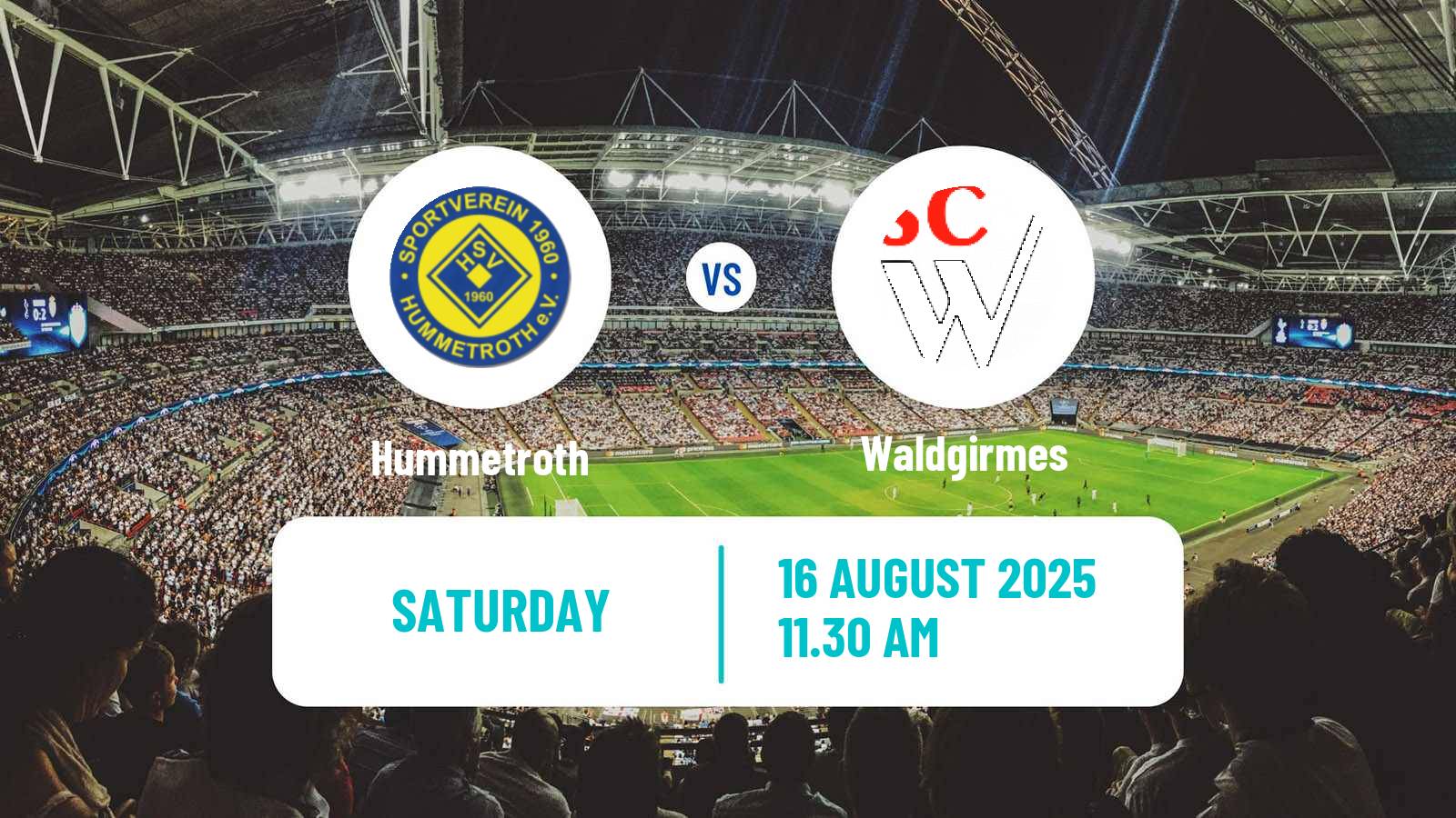 Soccer German Oberliga Hessen Hummetroth - Waldgirmes