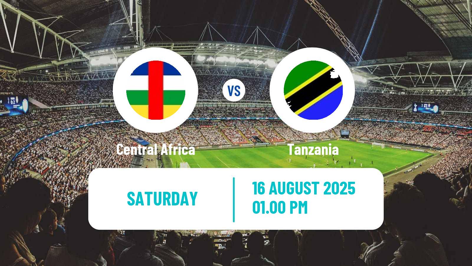 Soccer African Nations Championship Central Africa - Tanzania