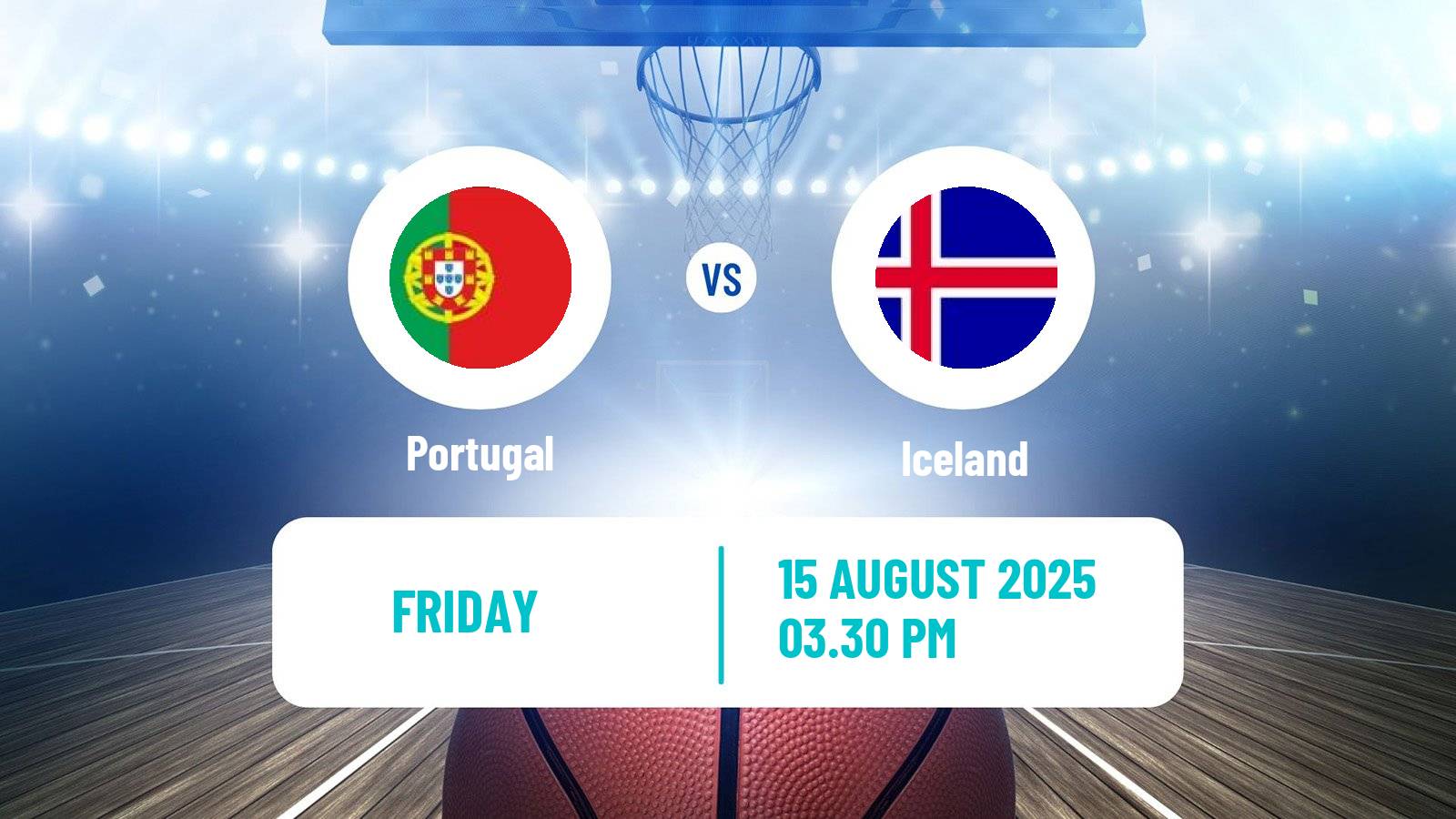 Basketball Friendly International Basketball Portugal - Iceland