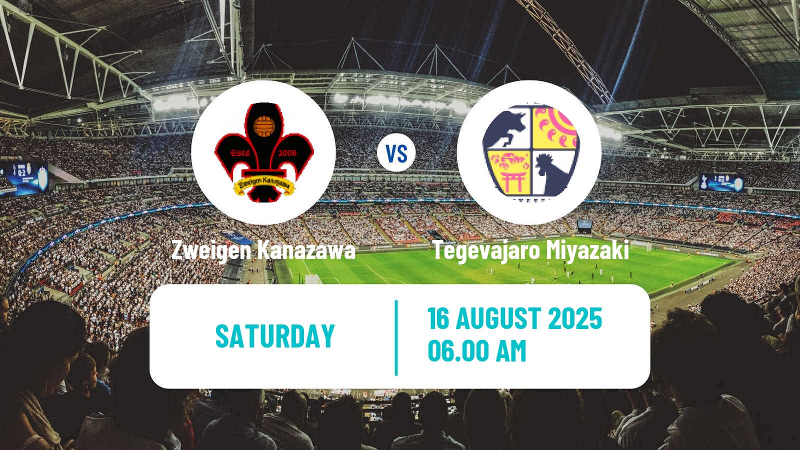 Soccer Japan J3 League Zweigen Kanazawa - Tegevajaro Miyazaki