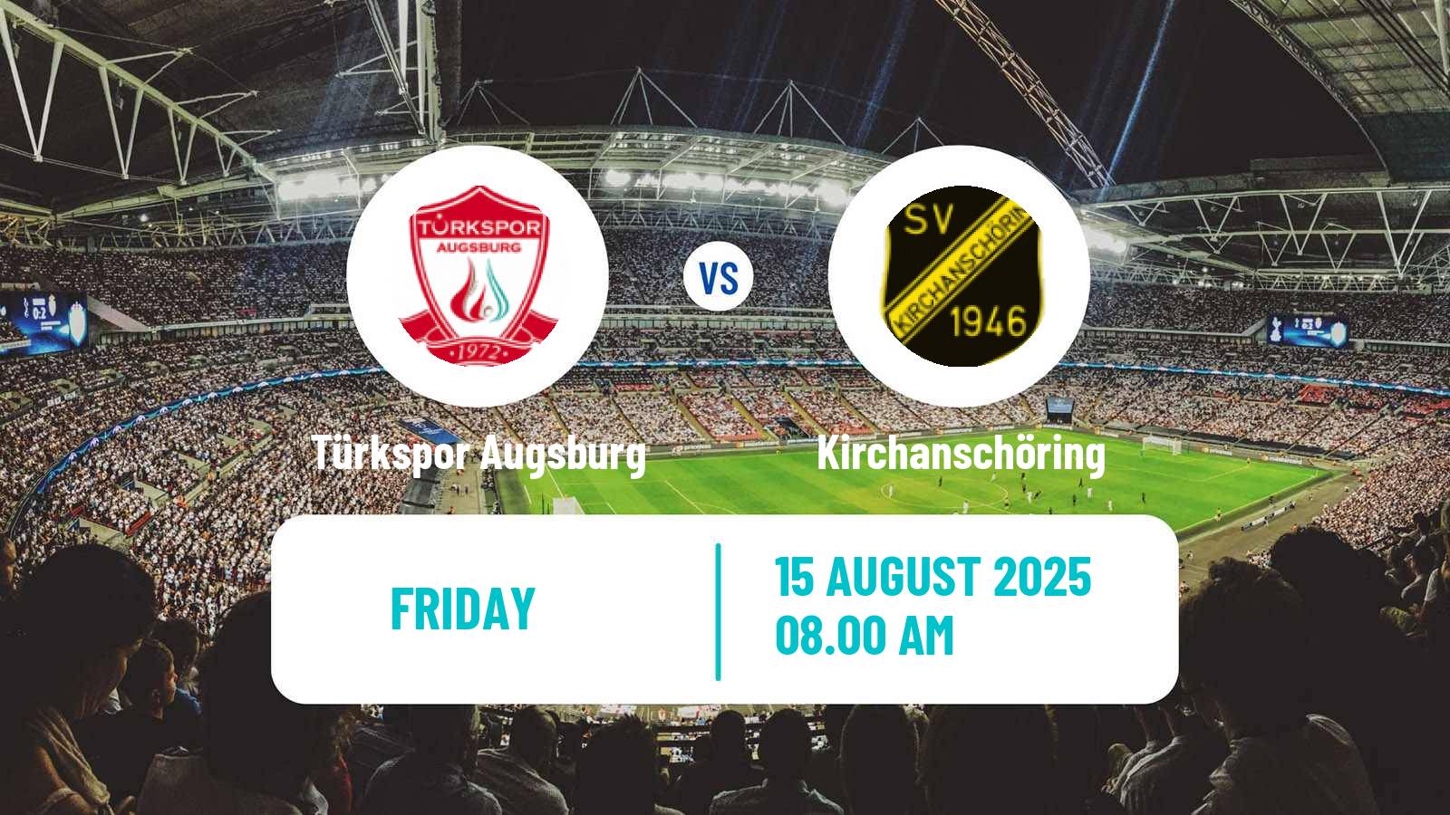Soccer German Oberliga Bayern Süd Türkspor Augsburg - Kirchanschöring
