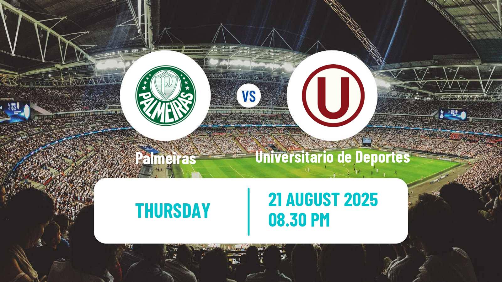 Soccer Copa Libertadores Palmeiras - Universitario de Deportes