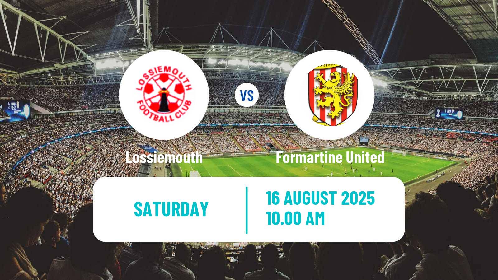 Soccer Scottish Highland League Lossiemouth - Formartine United