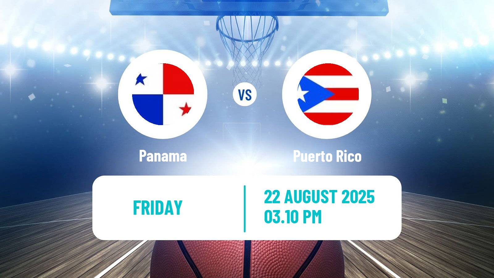 Basketball AmeriCup Basketball Panama - Puerto Rico