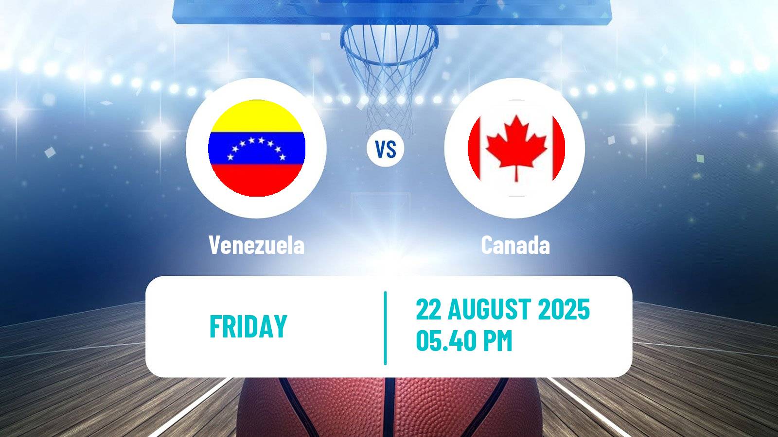 Basketball AmeriCup Basketball Venezuela - Canada