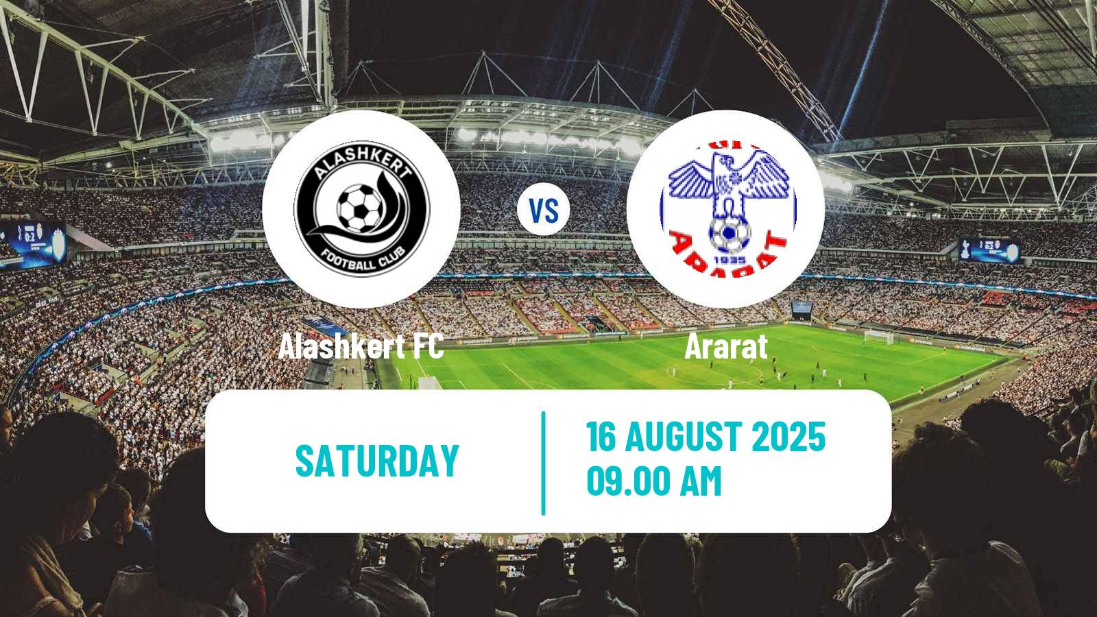 Soccer Armenian Premier League Alashkert - Ararat