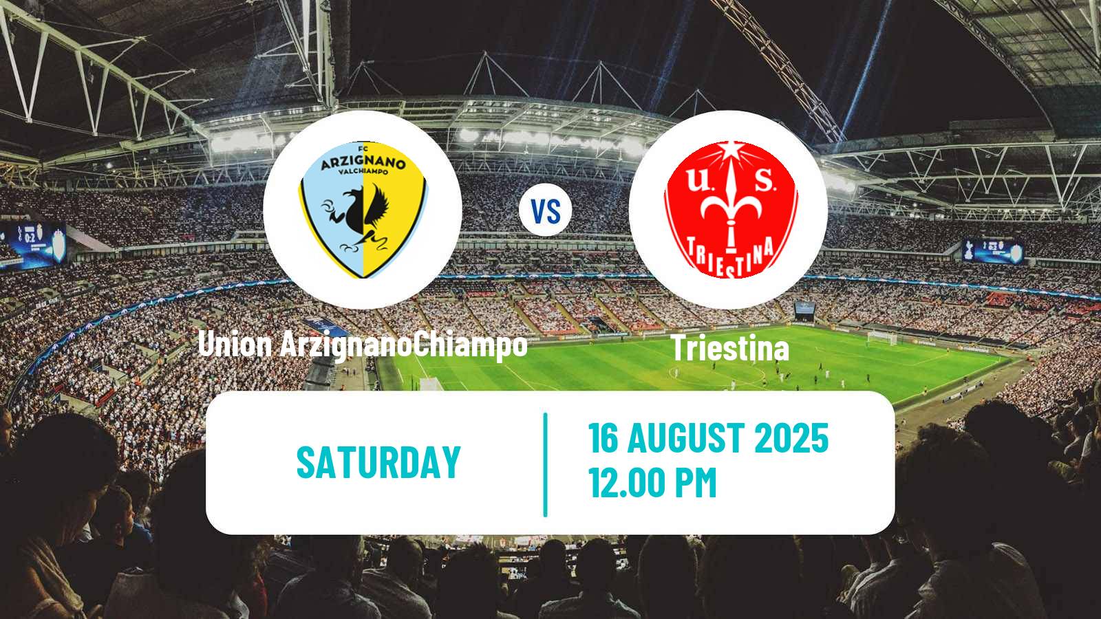 Soccer Coppa Italia Serie C Union ArzignanoChiampo - Triestina