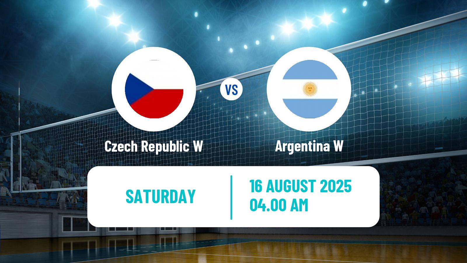 Volleyball Friendly International Volleyball Women Czech Republic W - Argentina W