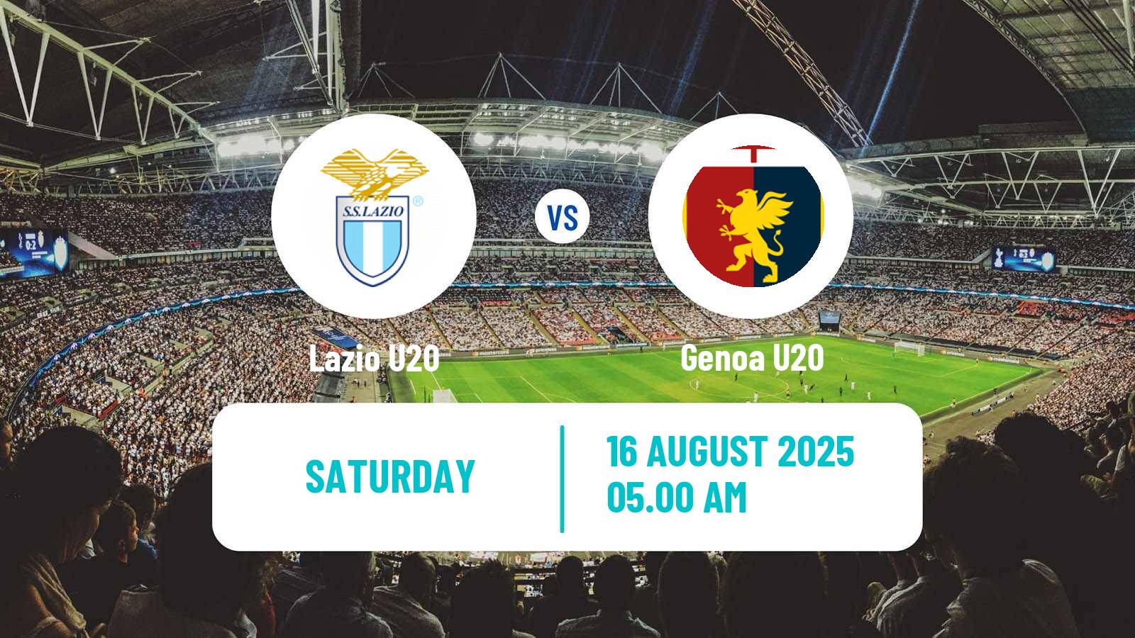Soccer Italian Primavera 1 Lazio U20 - Genoa U20