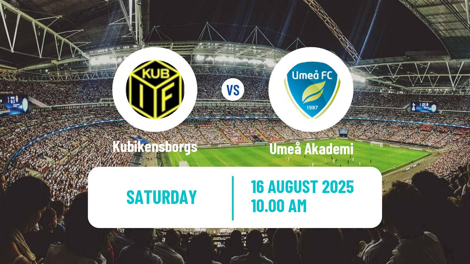 Soccer Swedish Division 2 - Norrland Kubikensborgs - Umeå Akademi