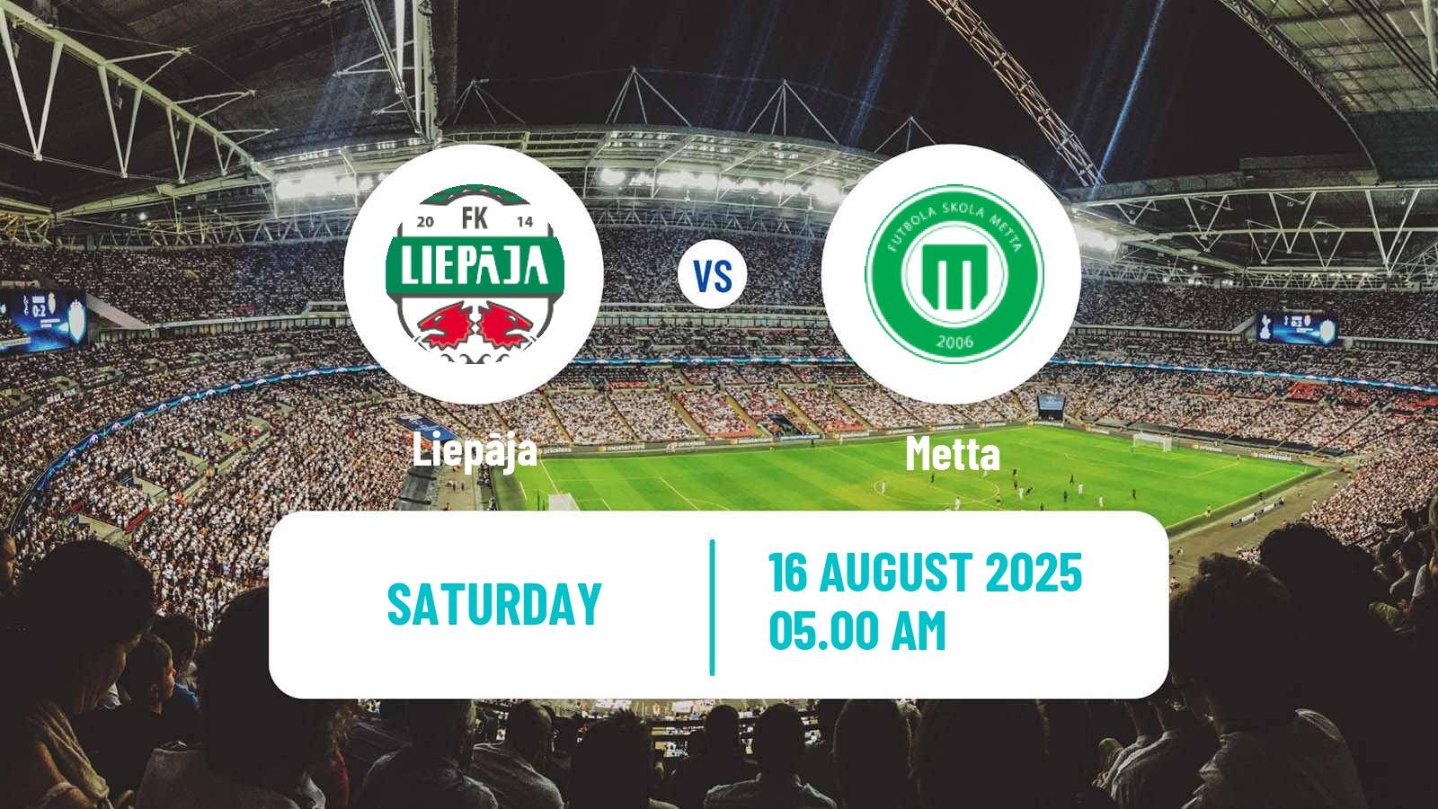 Soccer Latvian 1 Liga Women Liepāja - Metta