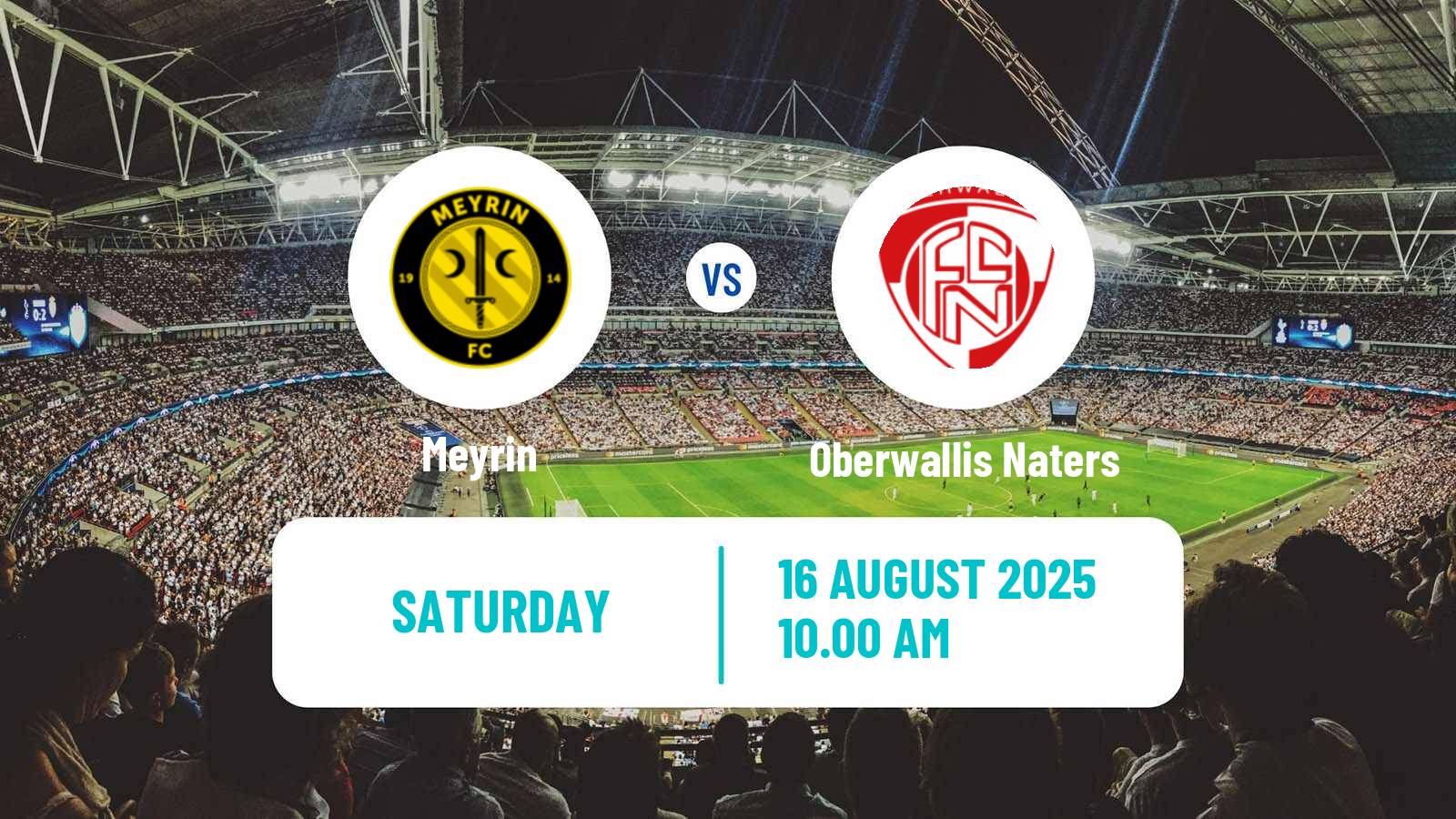 Soccer Swiss 1 Liga Classic Group 1 Meyrin - Oberwallis Naters