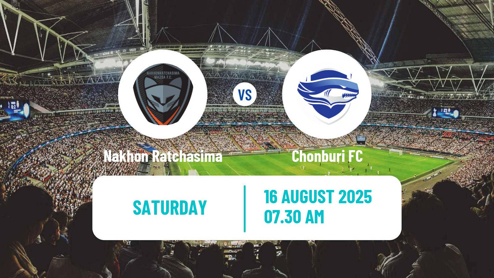 Soccer Thai League 1 Nakhon Ratchasima - Chonburi