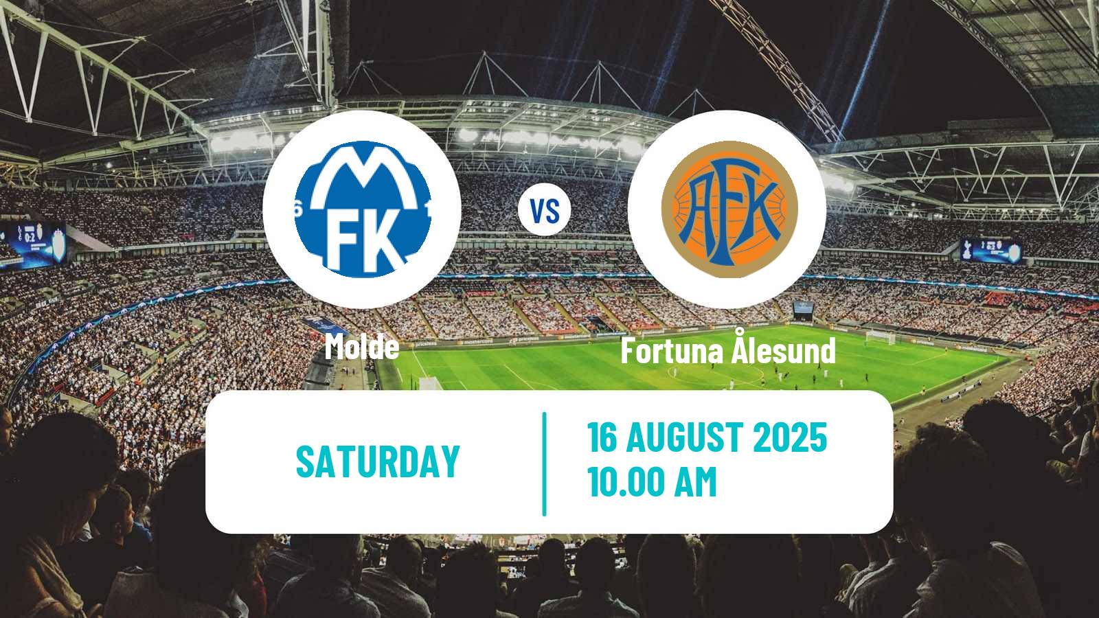 Soccer Norwegian Division 1 Women Molde - Fortuna Ålesund