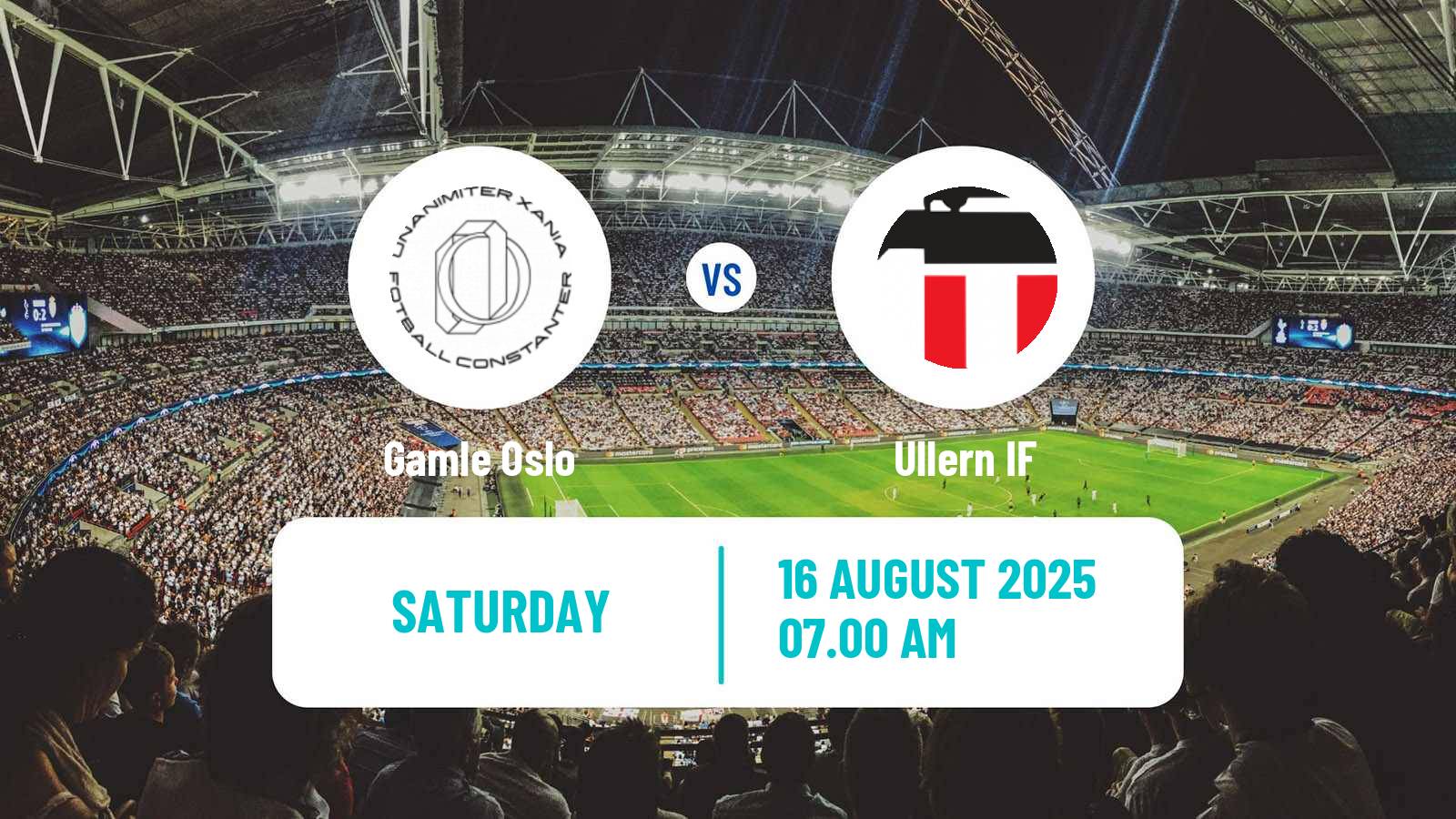 Soccer Norwegian Division 3 - Group 1 Gamle Oslo - Ullern