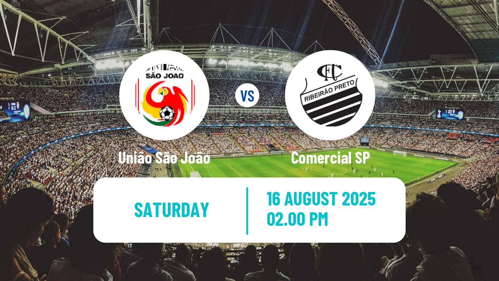 Soccer Brazilian Copa Paulista União São João - Comercial SP
