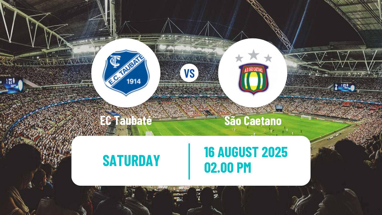 Soccer Brazilian Copa Paulista Taubaté - São Caetano