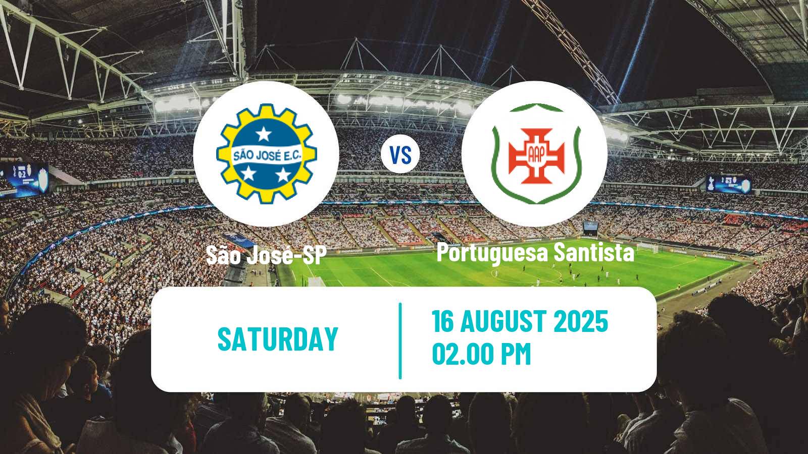 Soccer Brazilian Copa Paulista São José-SP - Portuguesa Santista